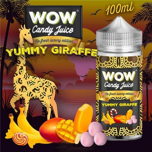 Yummy Giraffe 0mg 100ml - WOW by Candy Juice
