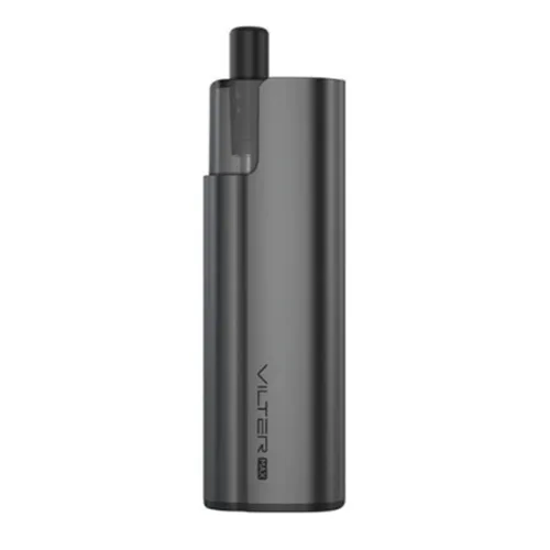 Aspire Vilter Max pod system in sleek black, 2ml capacity, 1800mAh battery, compact design for easy portability