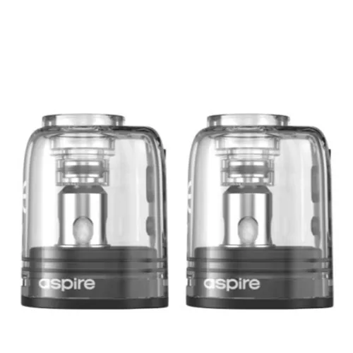 Aspire Fluffi Pro cartridges, 0.4/0.6Ω resistance, 3.5ml capacity, sleek design, pack of 2, perfect for vaping enthusiasts