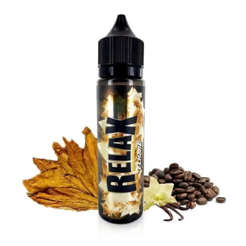ELIQUID FRANCE Relax Flavor Shots in a sleek 10ml bottle, featuring a calming blue label and a dropper top for easy use