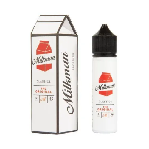 The Original Milk by THE MILKMAN, creamy white liquid in a classic glass bottle with a vintage label