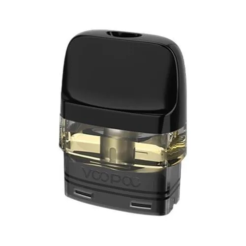 Voopoo Drag Nano 2 Pod in sleek black, compact oval shape, designed for easy vaping with refillable cartridge functionality