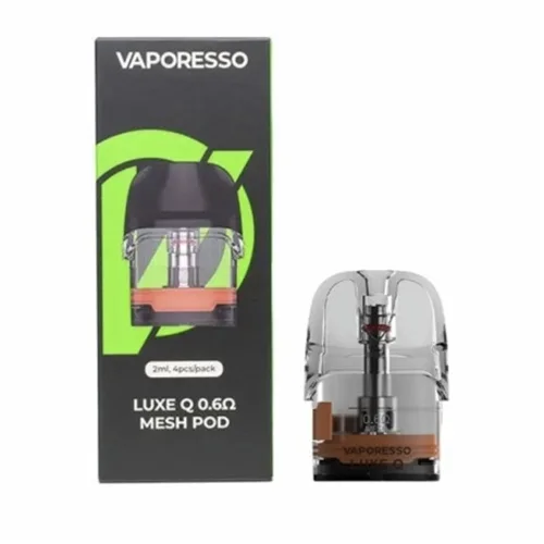 Four Vaporesso Luxe Q2/Q2SE 3ml coils in a sleek design, featuring a durable build for optimal vapor production