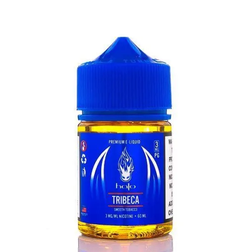 HALO Tribeca Shake in a sleek, modern bottle with a vibrant blue color and a convenient flip-top lid