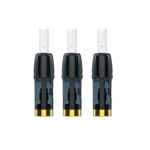 Clear 2ml cartridge by QUAWINS, designed for the Vstick Pro, features a sleek cylindrical shape for easy use