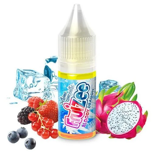 10ml bottle of Bloody Dragon e-liquid, featuring a vibrant red color with a sleek, modern design