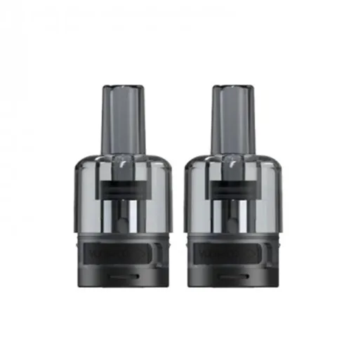 VOOPOO ITO Doric Series cartridges, sleek black design, refillable, compatible with ITO coils for enhanced flavor