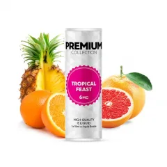 Vibrant tropical fruit assortment in a sleek ALTER EGO packaging, featuring bright colors and an eye-catching design