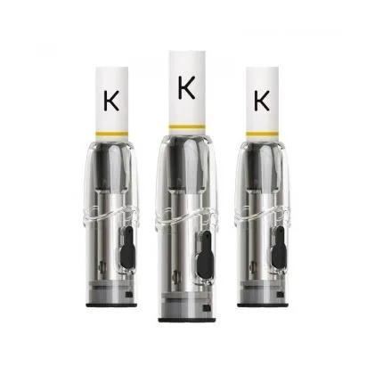 Single black cartridge for Kiwi Vapor, designed for optimal flavor delivery and easy installation in vape devices