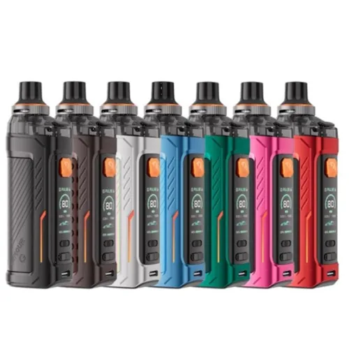 VAPORESSO Armour G 3000mAh battery in sleek black design, compact cylindrical shape for portable vaping convenience
