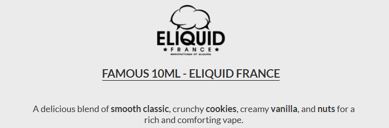 Famous - Eliquid France 2x10ml